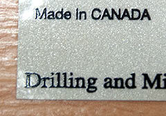 Detail of Reflective Material for Sticker Applications from CanadaStickerKing.com