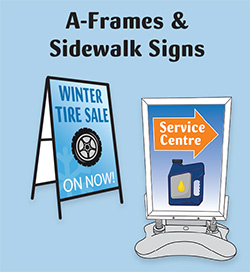 A-frames & Sidewalk Signs