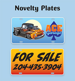 Novelty License Plates